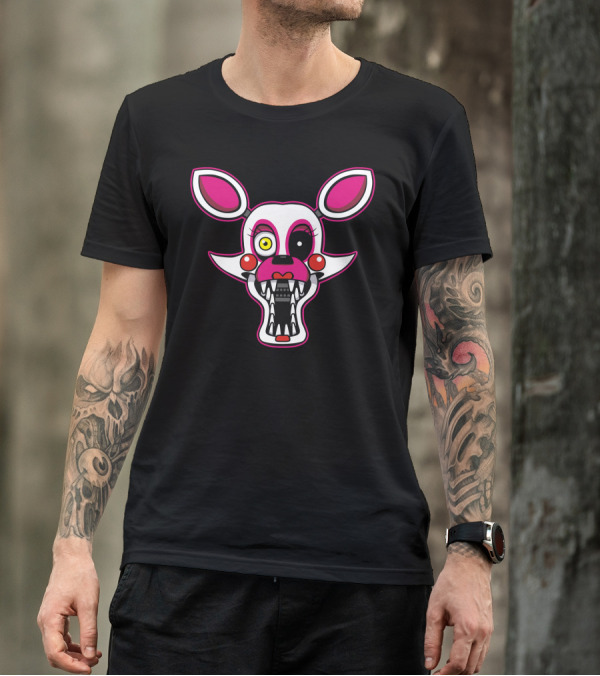 Mangle Head Animatronic Face Five Nights At Freddy's FNAF Game Character T-Shirt