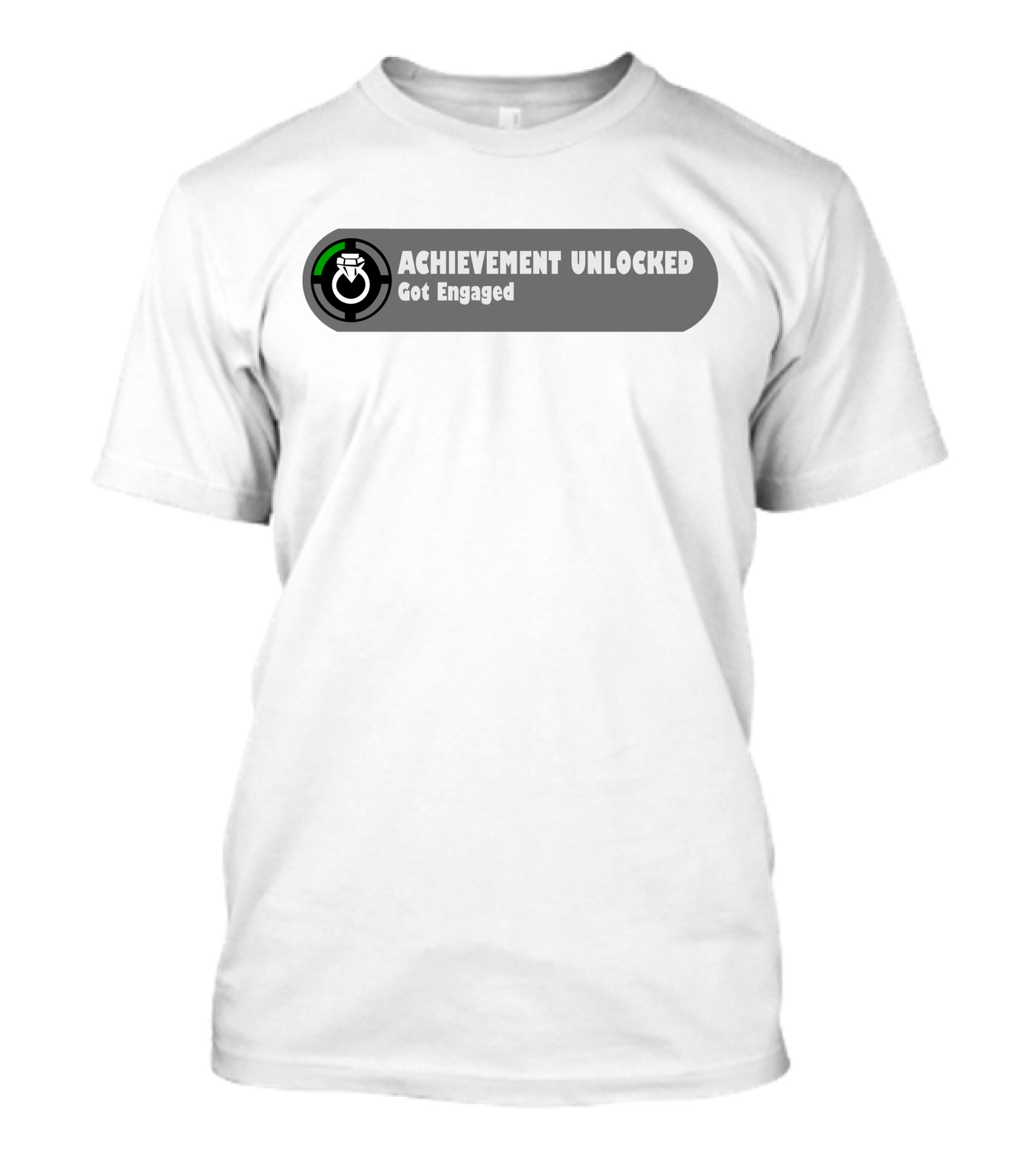 Achievement Unlocked Got Engaged Video Game Icon T-Shirt