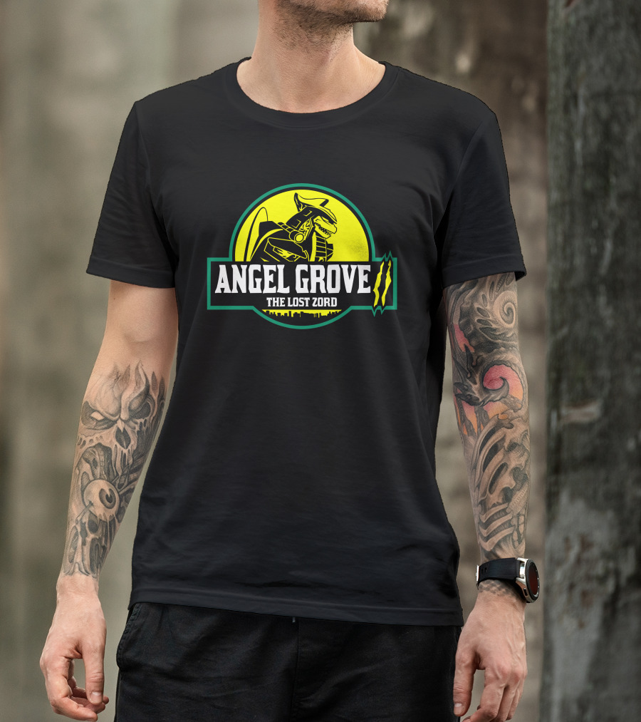 Angel Grove The Lost Zord Dinosaur T-Shirt