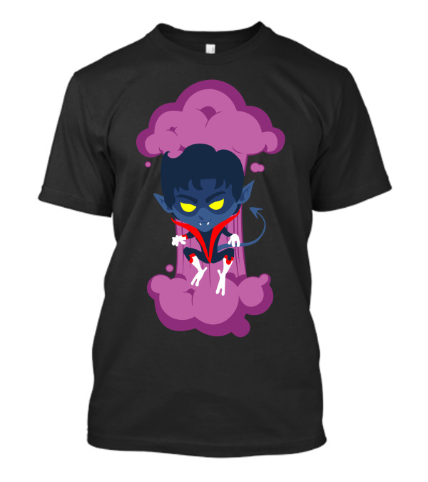 Bamfling Nightcrawler Purple Cloud Enigma T-Shirt
