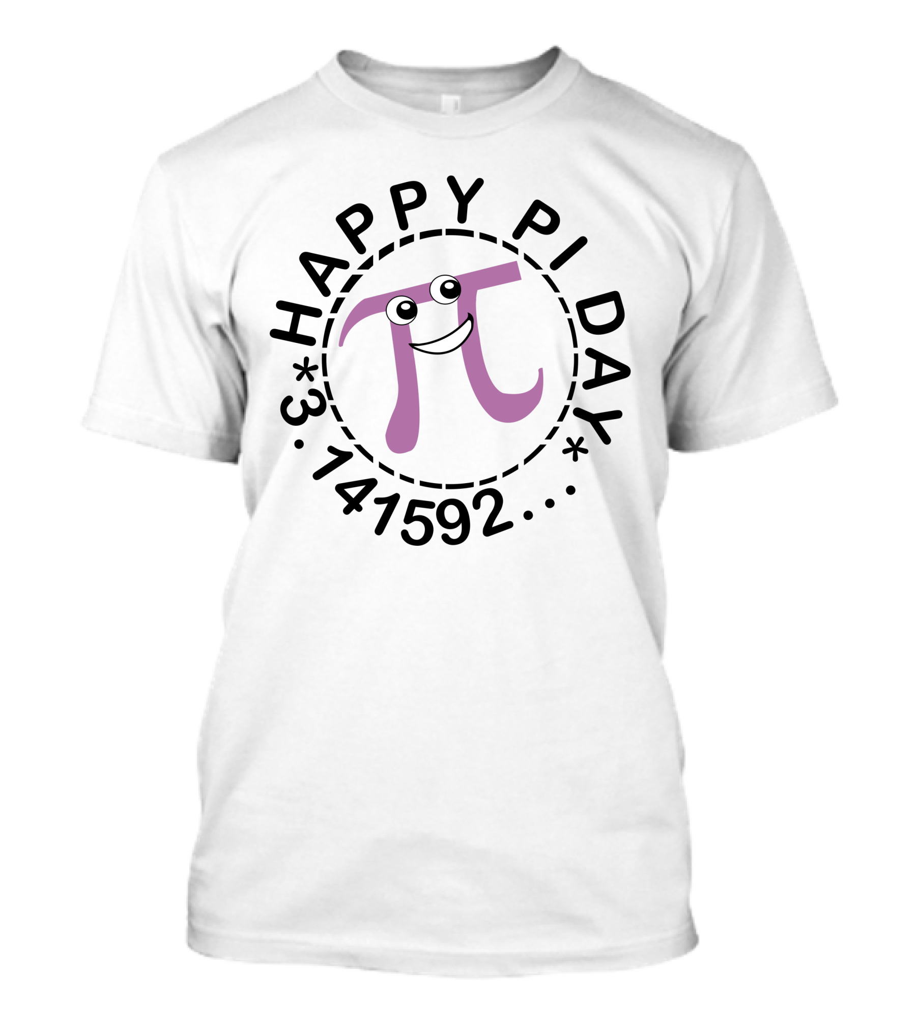 Cute Happy Pi Day 3.141592 Iconic T-Shirt