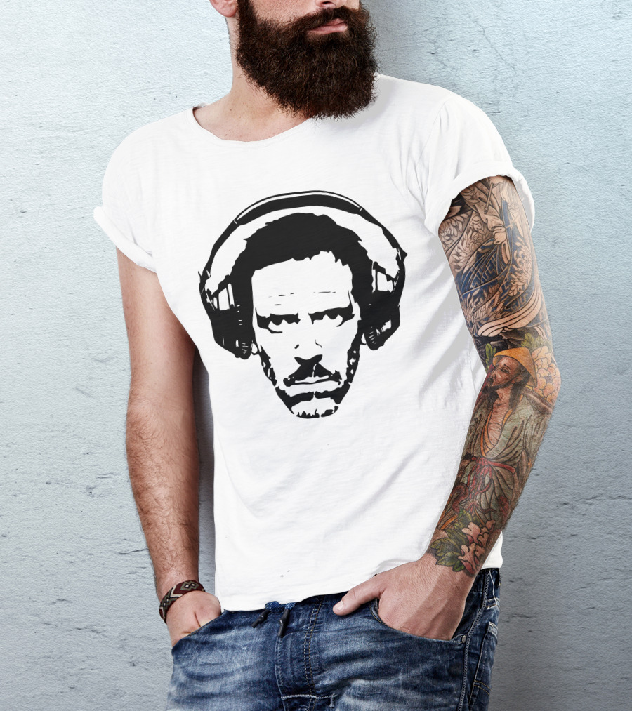 Dr House Headphones T-Shirt