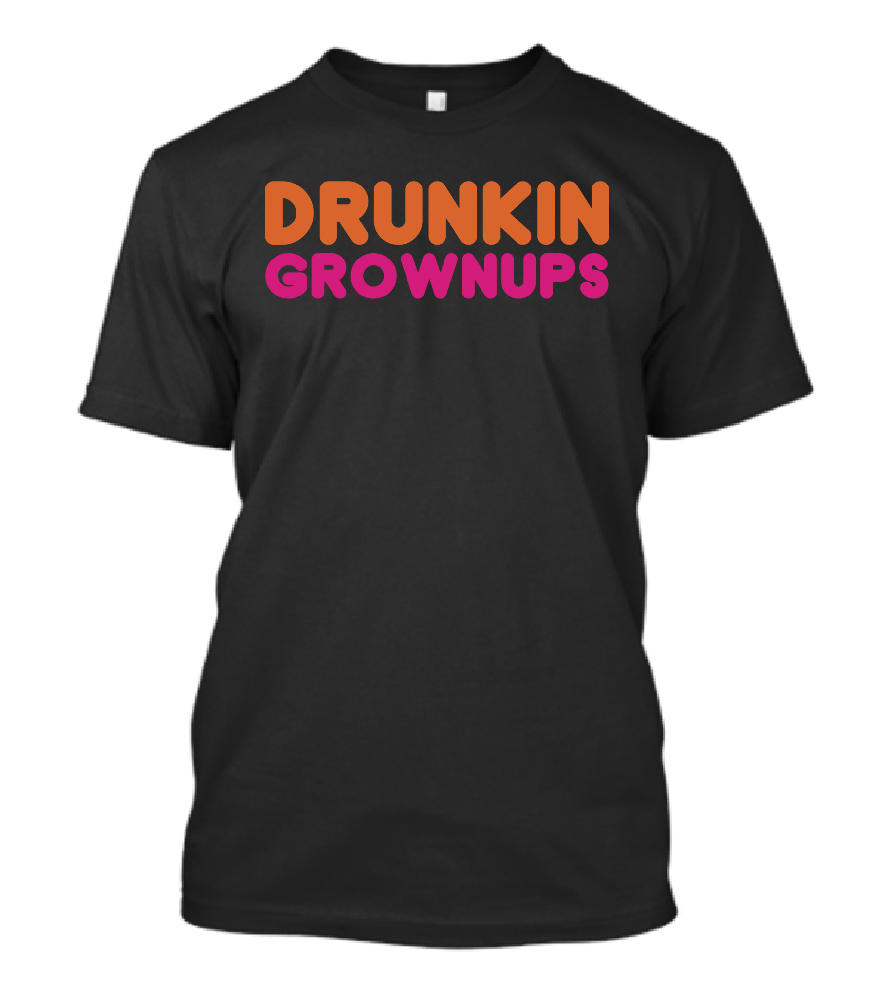 Drunkin Grownups Playful Adult Humor T-Shirt