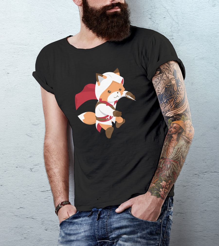 Fox Assassin Hooded Stealth Hero T-Shirt