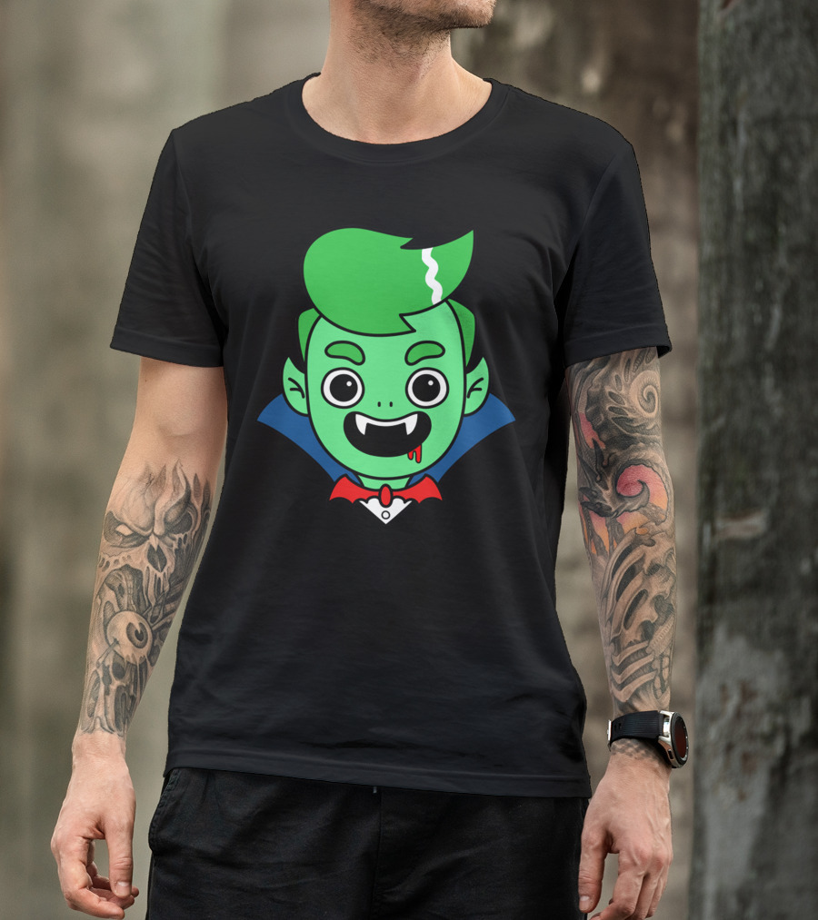 Guava Juice Vampire Cartoon Character T-Shirt