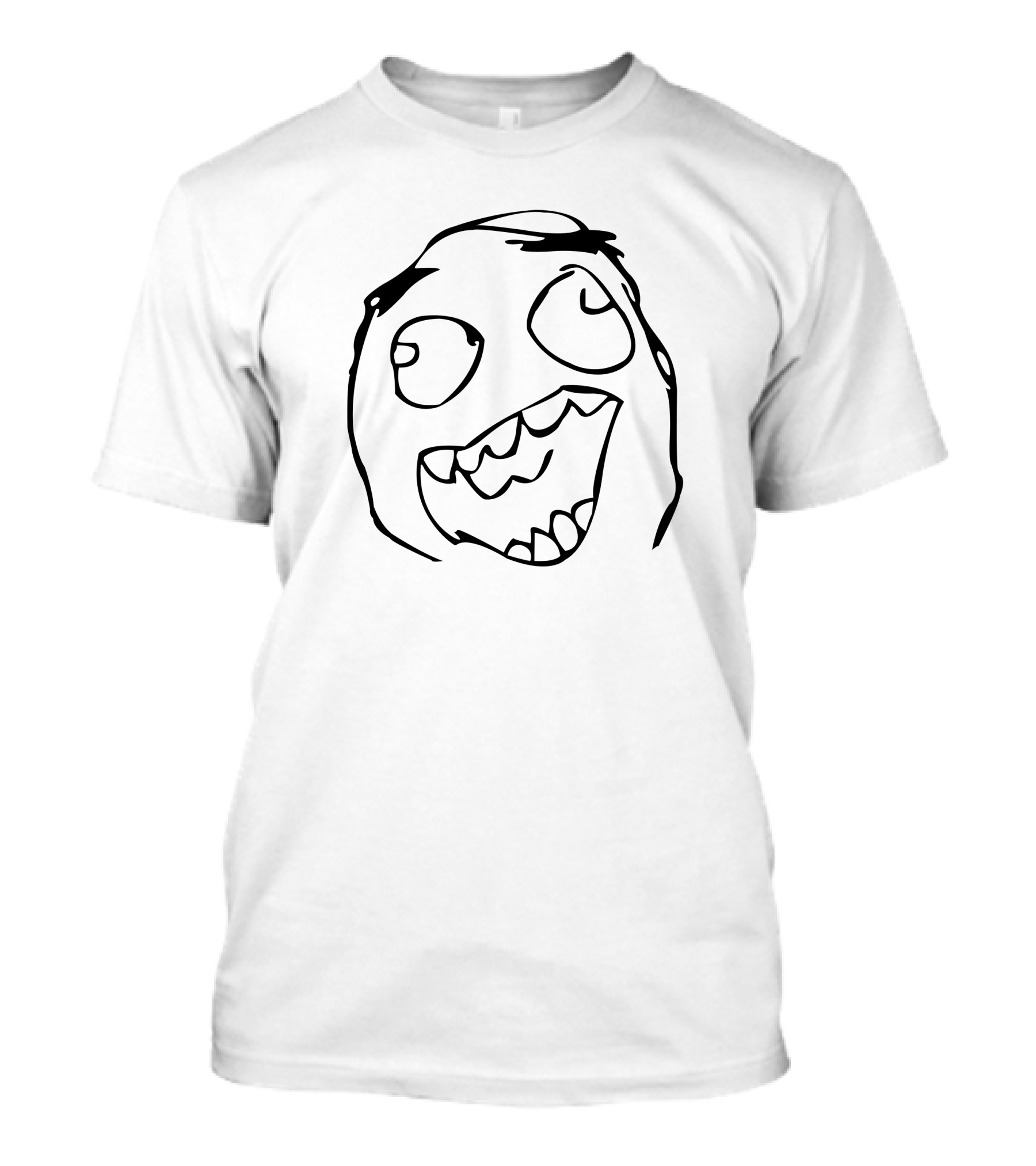 Happy Derp Meme Face Comical Expression T-Shirt