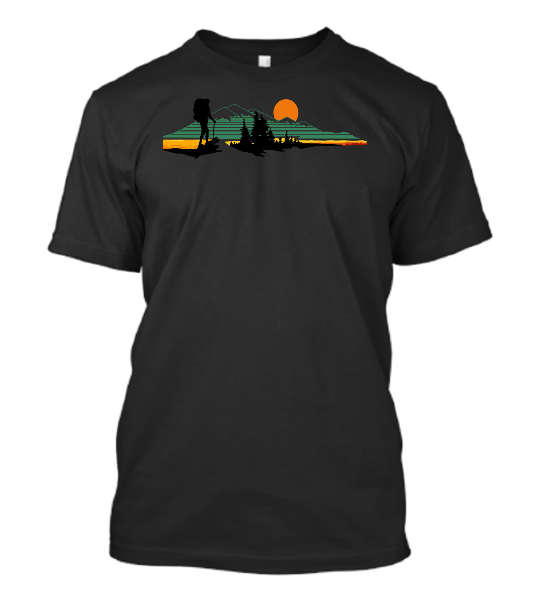 Hikeathon 1976 Mountain Sunset Adventure T-Shirt