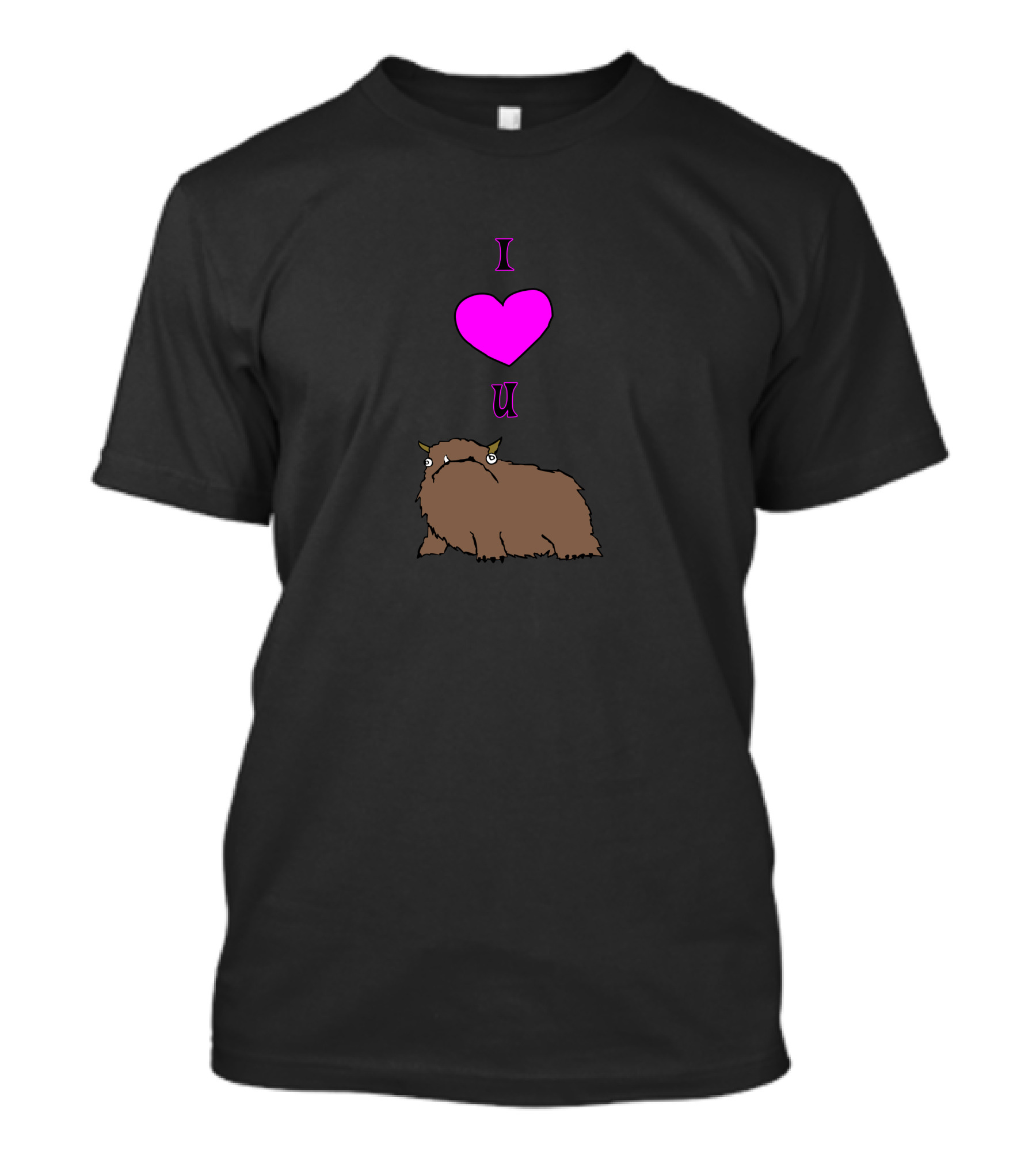 I Love U Alot Buffalot Creature T-Shirt