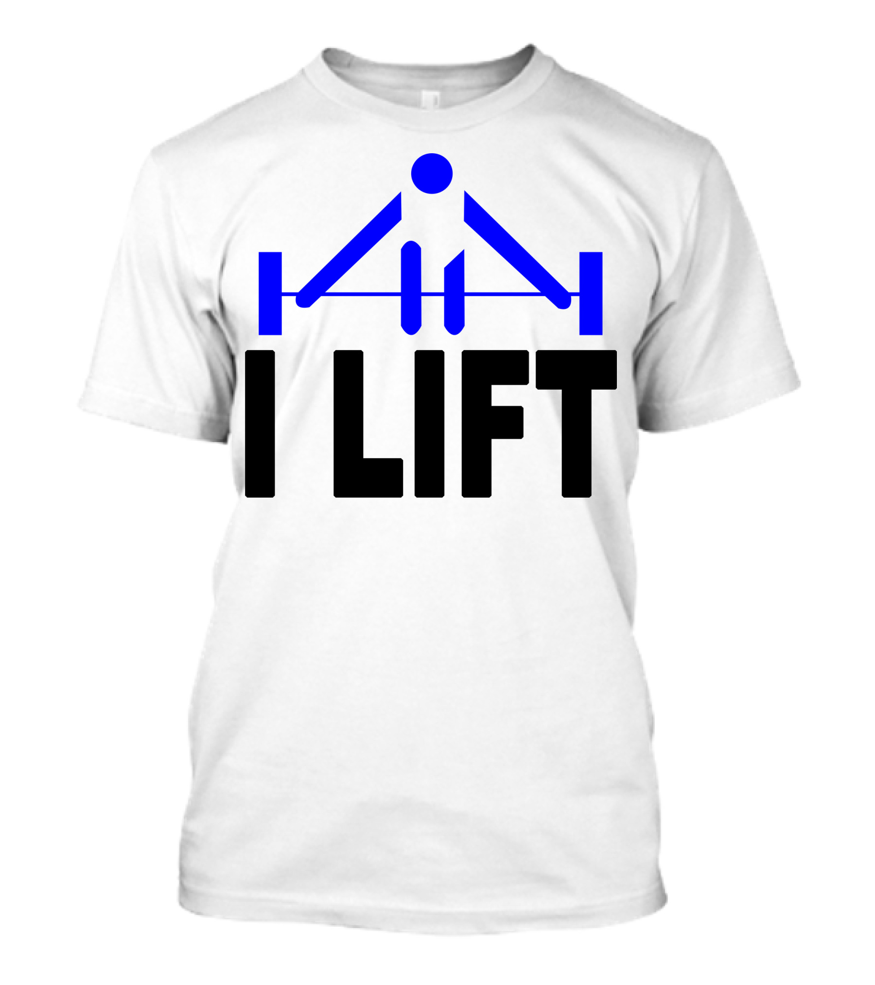 I Lift Barbell Icon Bodybuilding Fitness Enthusiast T-Shirt