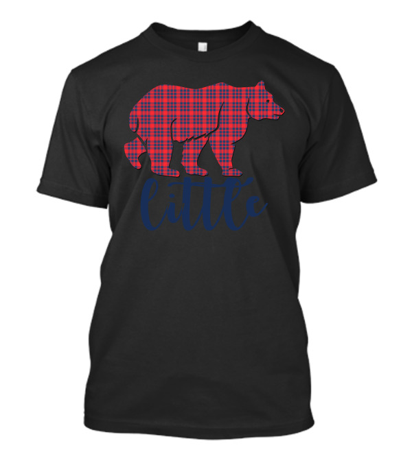 Little Bear Red Plaid T-Shirt