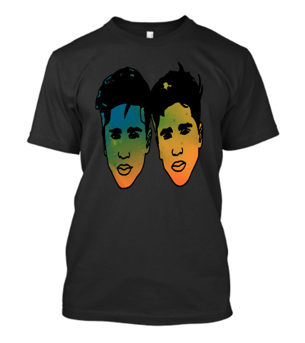 Martinez Twins Colorful Face T-Shirt