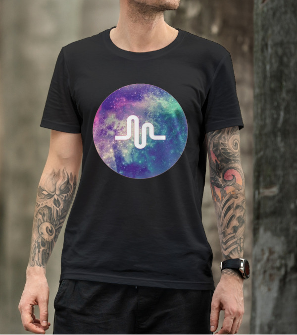 Musically Space Galaxy Vibe T-Shirt