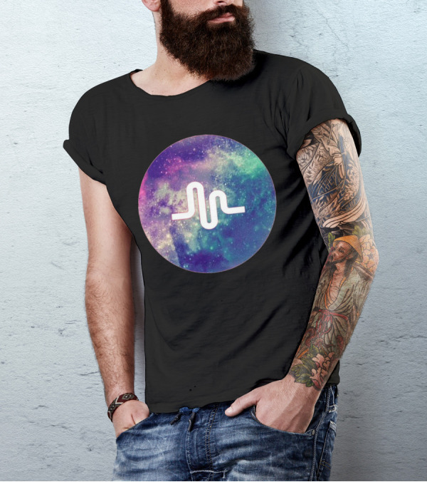 Musically Space Galaxy Vibe T-Shirt