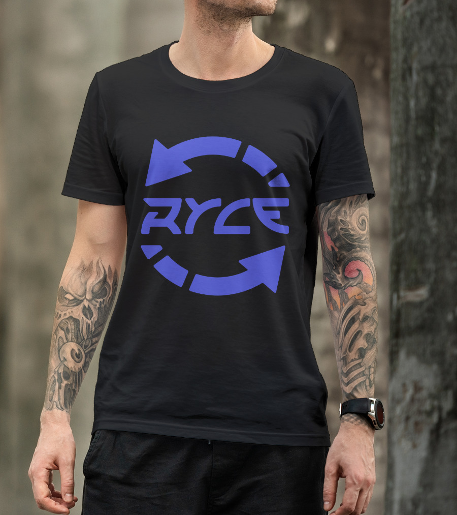 RYCE Blue Recycling Circle T-Shirt
