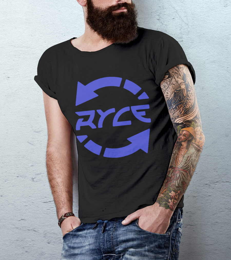 RYCE Blue Recycling Circle T-Shirt