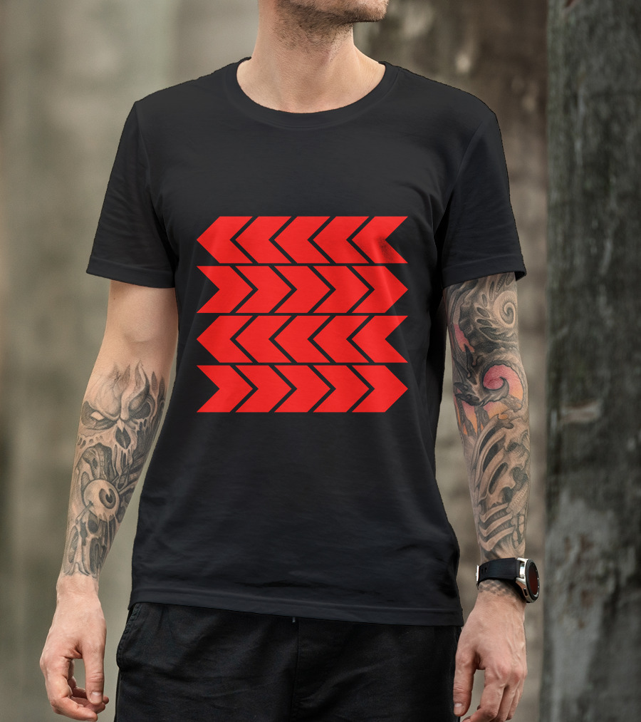 Splatoon Takoroka Red Chevron T-Shirt