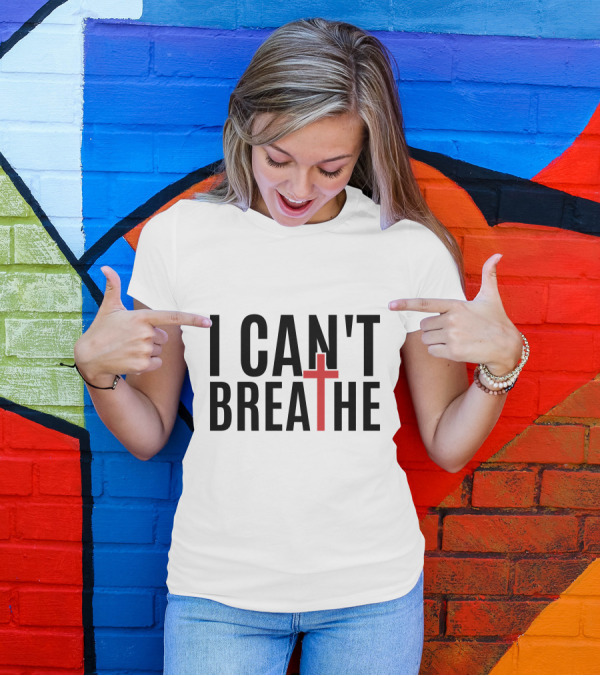 I Can't Breathe Red Cross T-Shirt