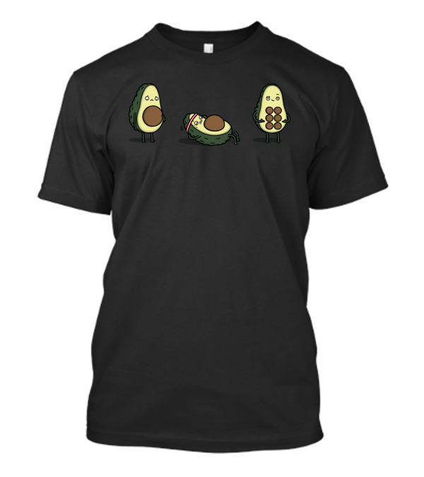 Absvocado Avocado Fitness Evolution With Crunchy Workout Avocados T-Shirt