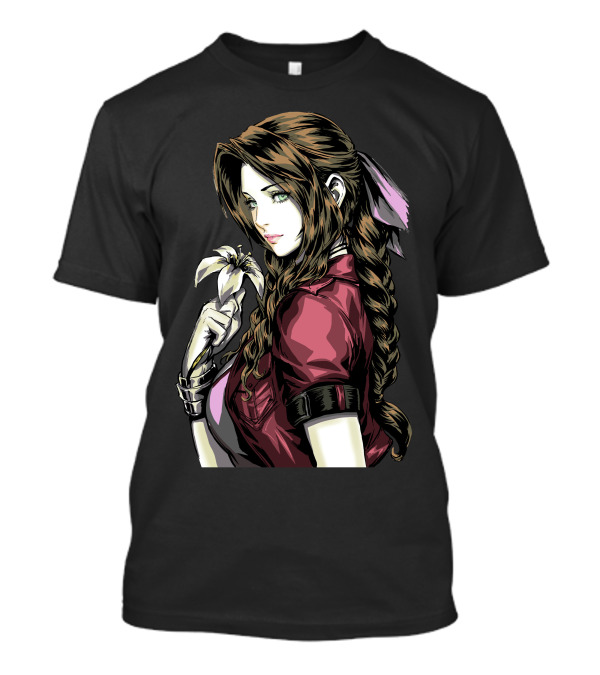 Aerith Gainsborough Final Fantasy VII Lily T-Shirt