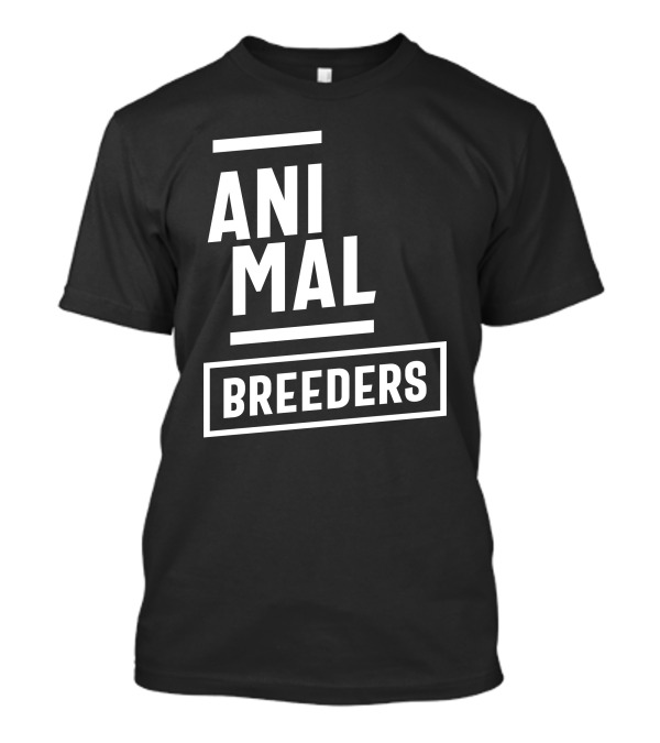 Animal Breeders Bold Text Job Title T-Shirt