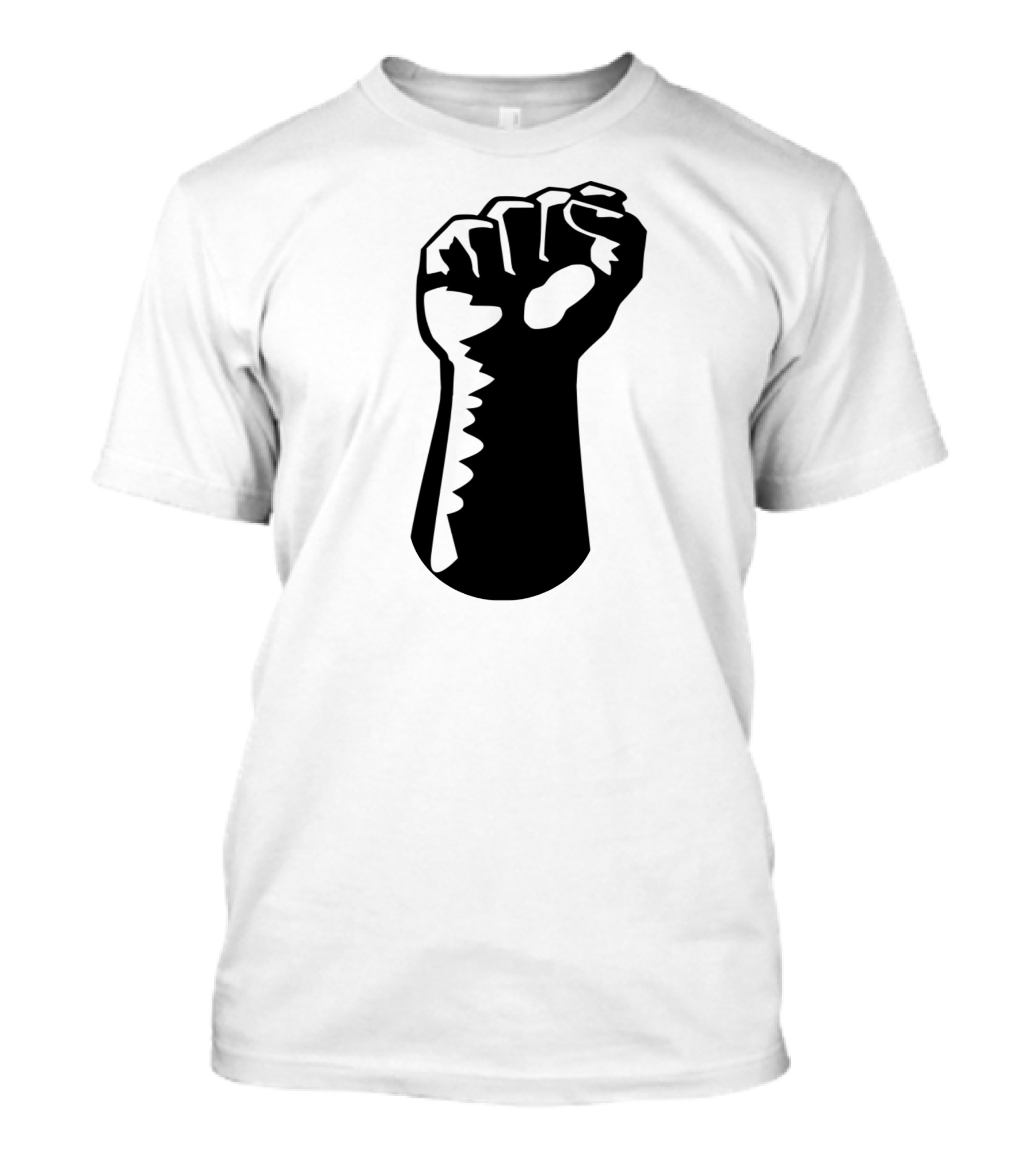 Black Are Humans Too Raised Fist T-Shirt