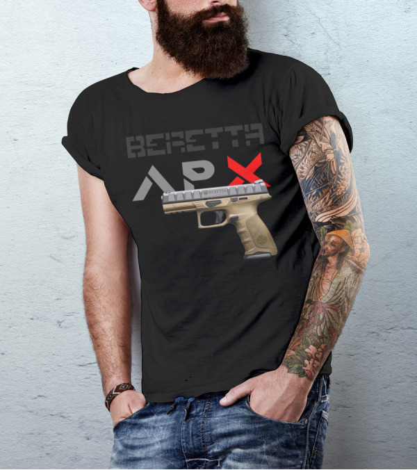 Beretta APX Handgun Tan Finish T-Shirt