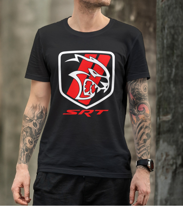 SRT Hellcat American Muscle Car Logo Emblem T-Shirt