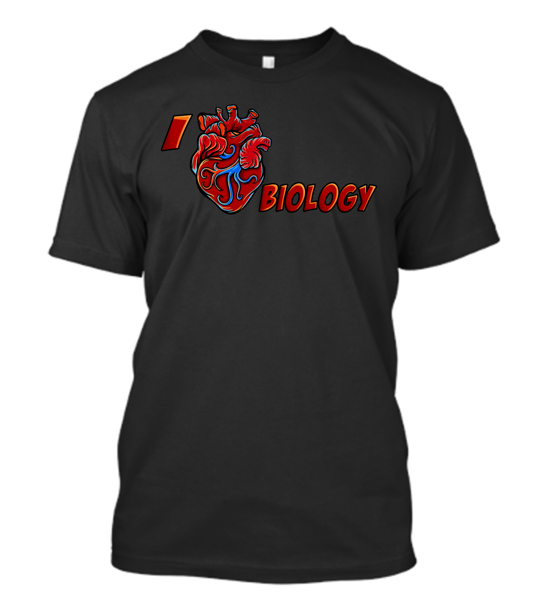 I Heart Biology Anatomical Heart T-Shirt