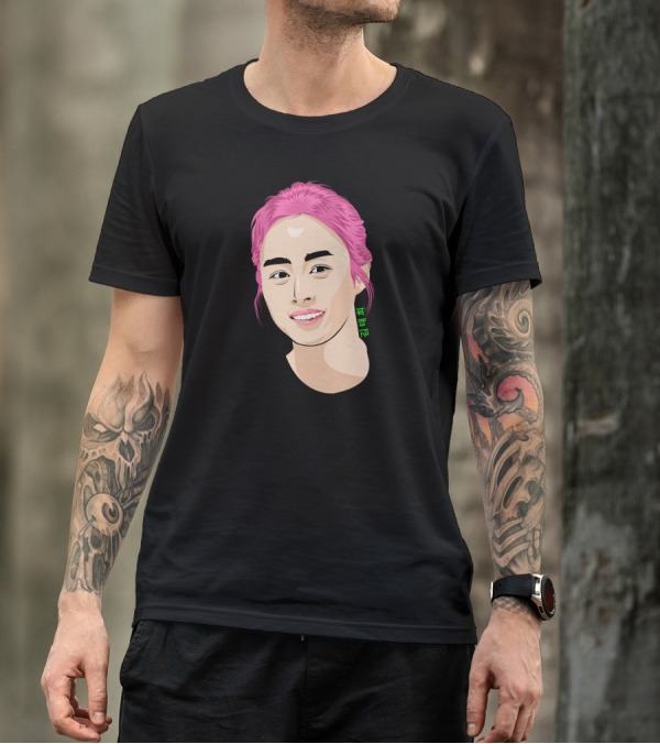 I Vexel Art Kim Tae Hee Pink Hair T-Shirt