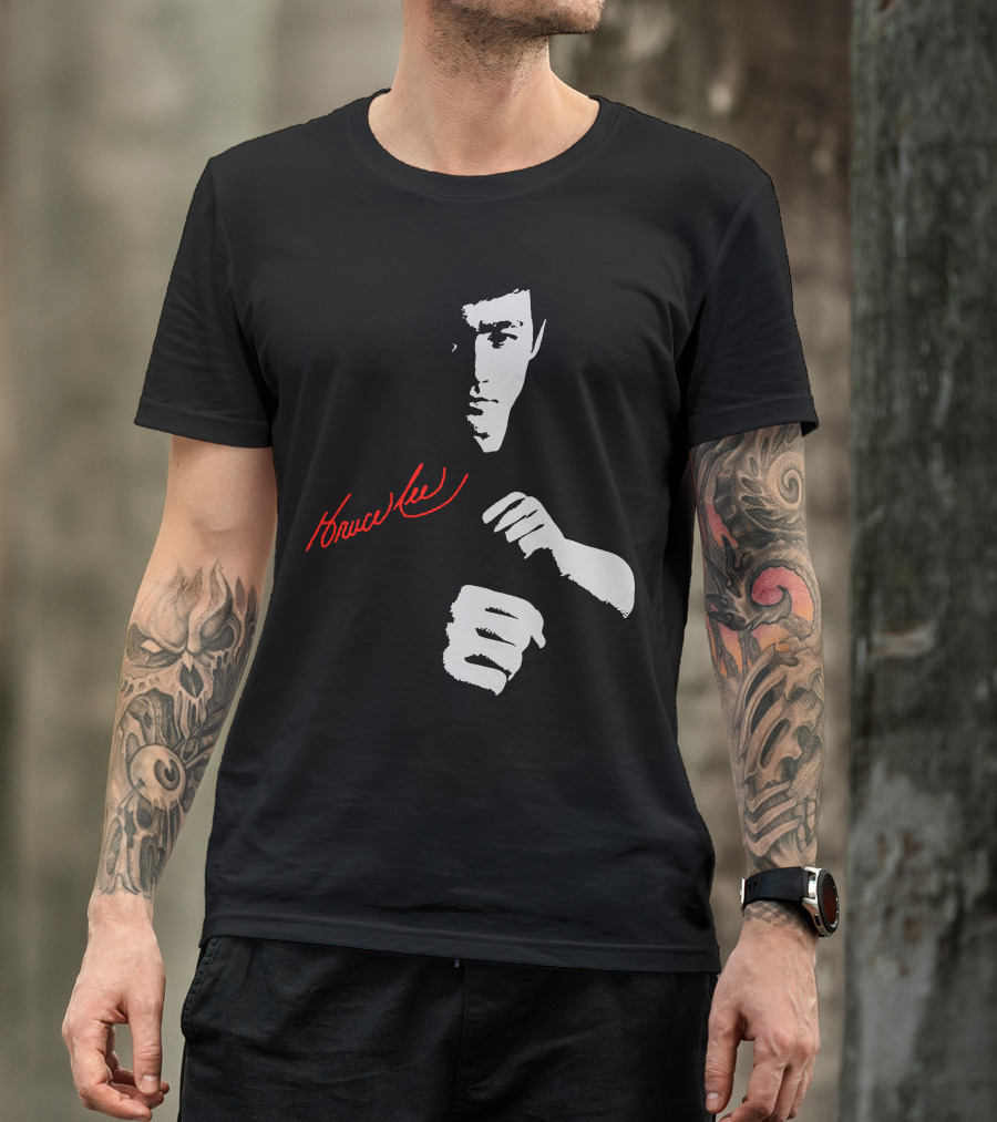 Bruce Lee The Dragon Awaits T-Shirt