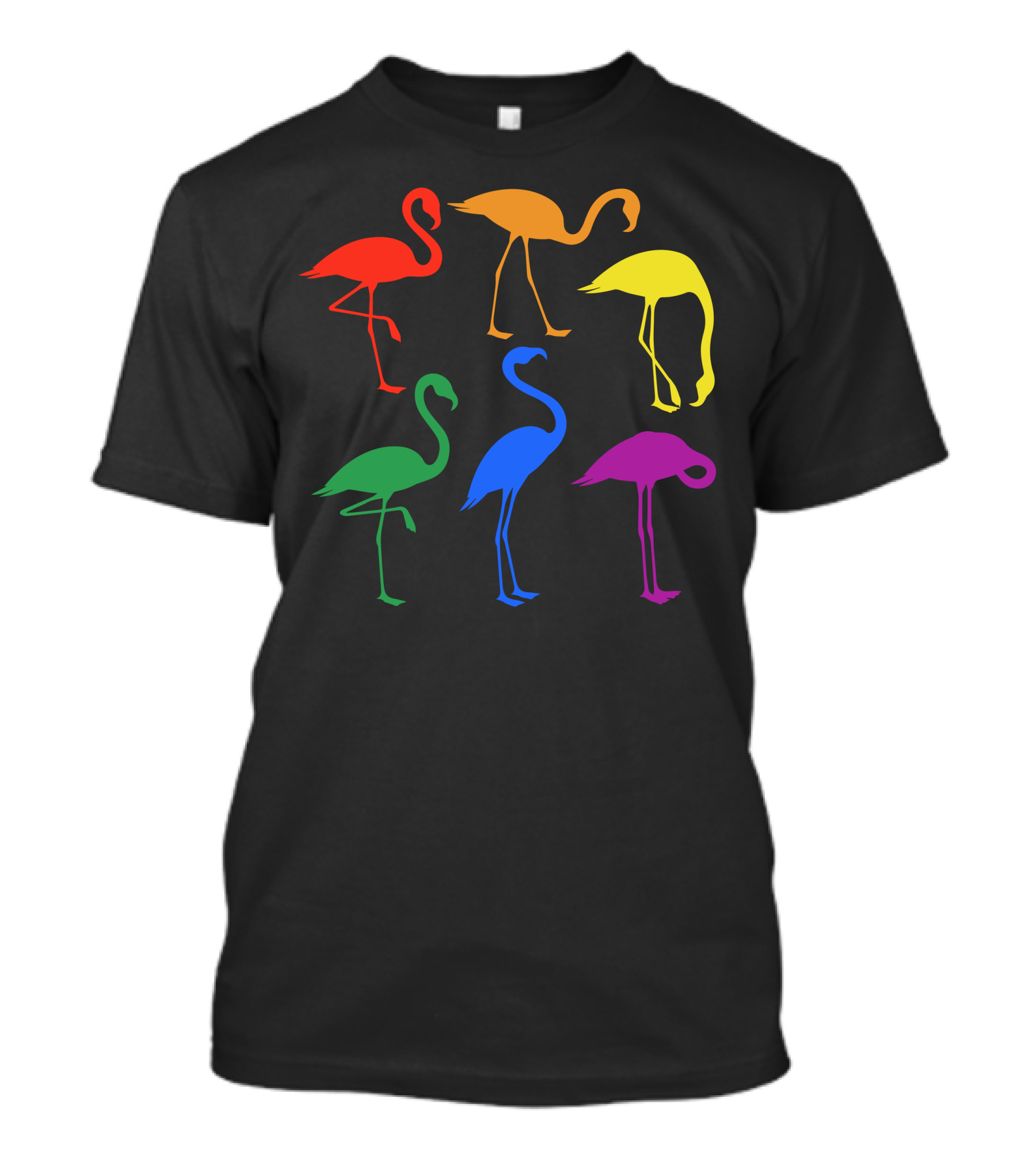 LGBT Flamingo Rainbow Pride T-Shirt