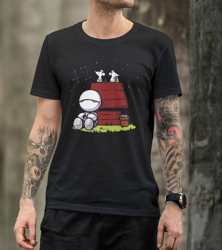 Life Don Marvin Snoopy House 42 Constellation T-Shirt