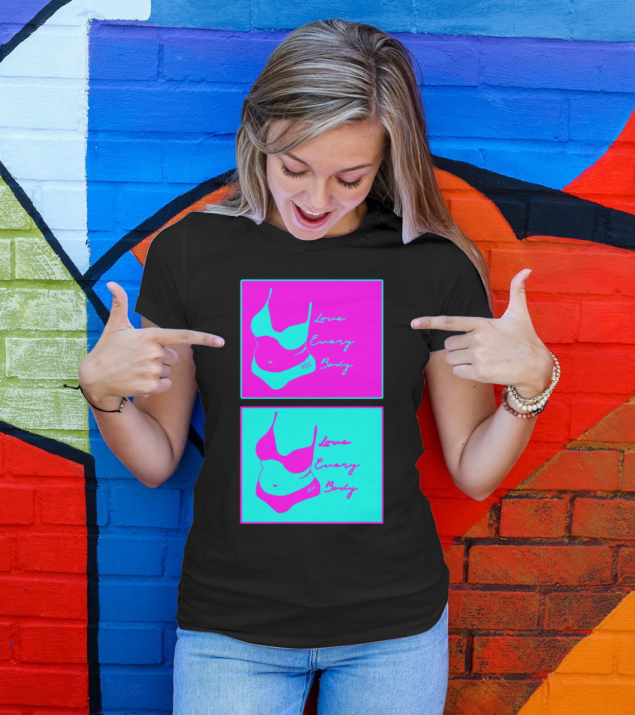 Love Every Body JQ Multicolor Neon T-Shirt