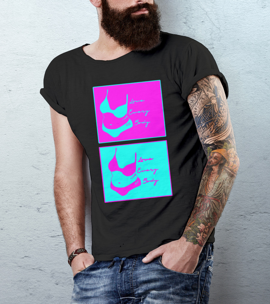 Love Every Body JQ Multicolor Neon T-Shirt