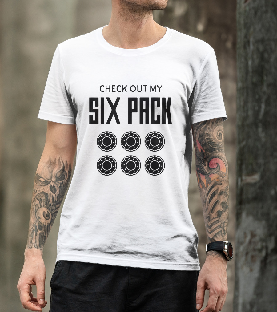 Check Out My Six Pack Donut Lover Cute T-Shirt