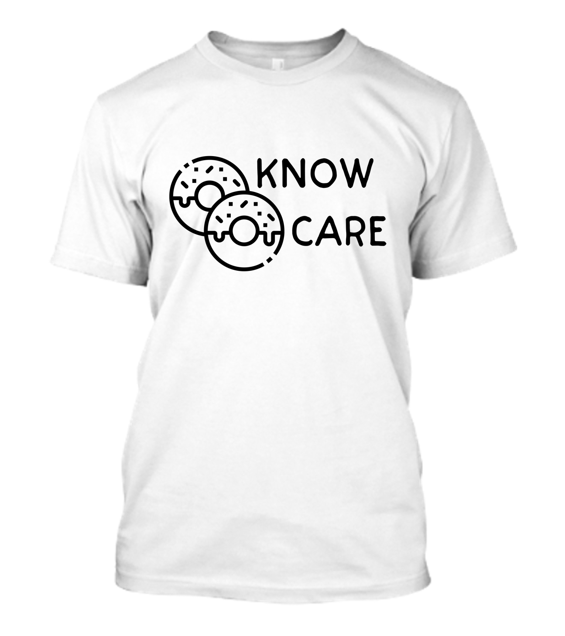 Know Care Donut Lover Men Women Kid Cute T-Shirt