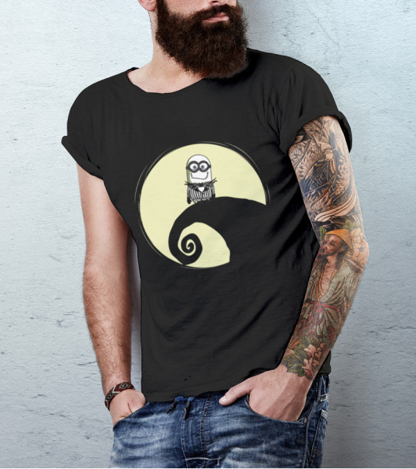 Tim Burton Minion Moonlight Mashup T-Shirt