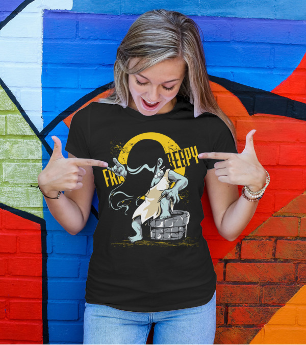 Creepy Rock And Roll Monster From The Well T-Shirt
