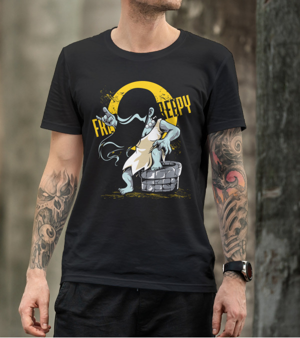 Creepy Rock And Roll Monster From The Well T-Shirt