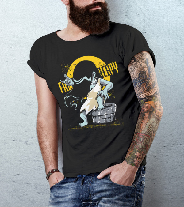 Creepy Rock And Roll Monster From The Well T-Shirt