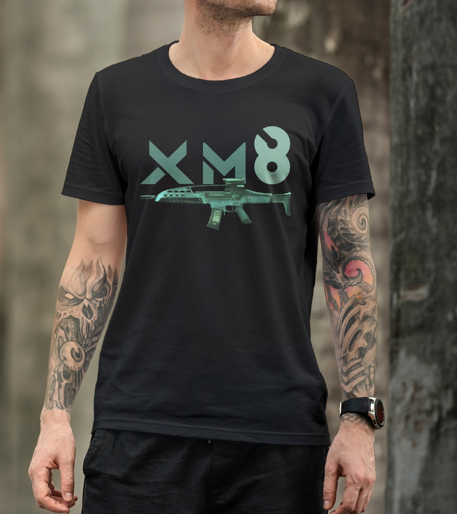 XM8 Rifle Graphic Bold Display T-Shirt