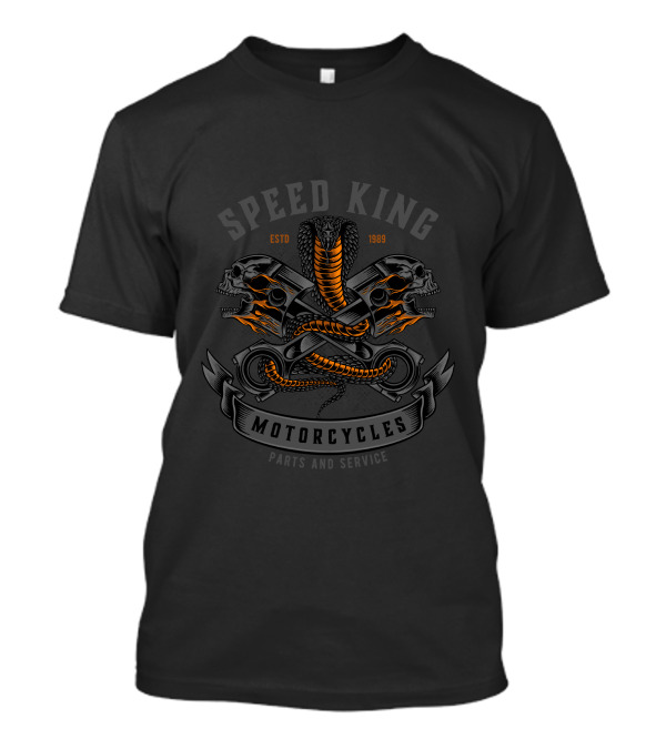 Speed King Motorcycles Estd 1989 Parts And Service T-Shirt