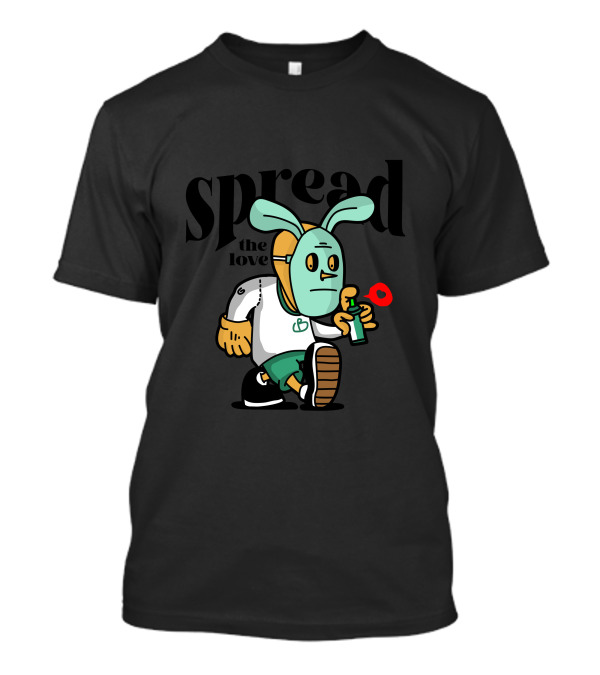 Spread The Love Bunny Spray Can T-Shirt