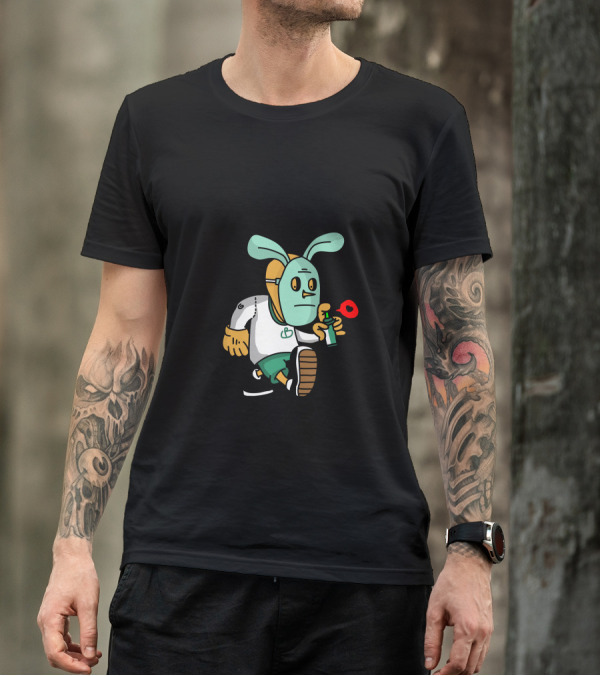 Spread The Love Bunny Spray Can T-Shirt
