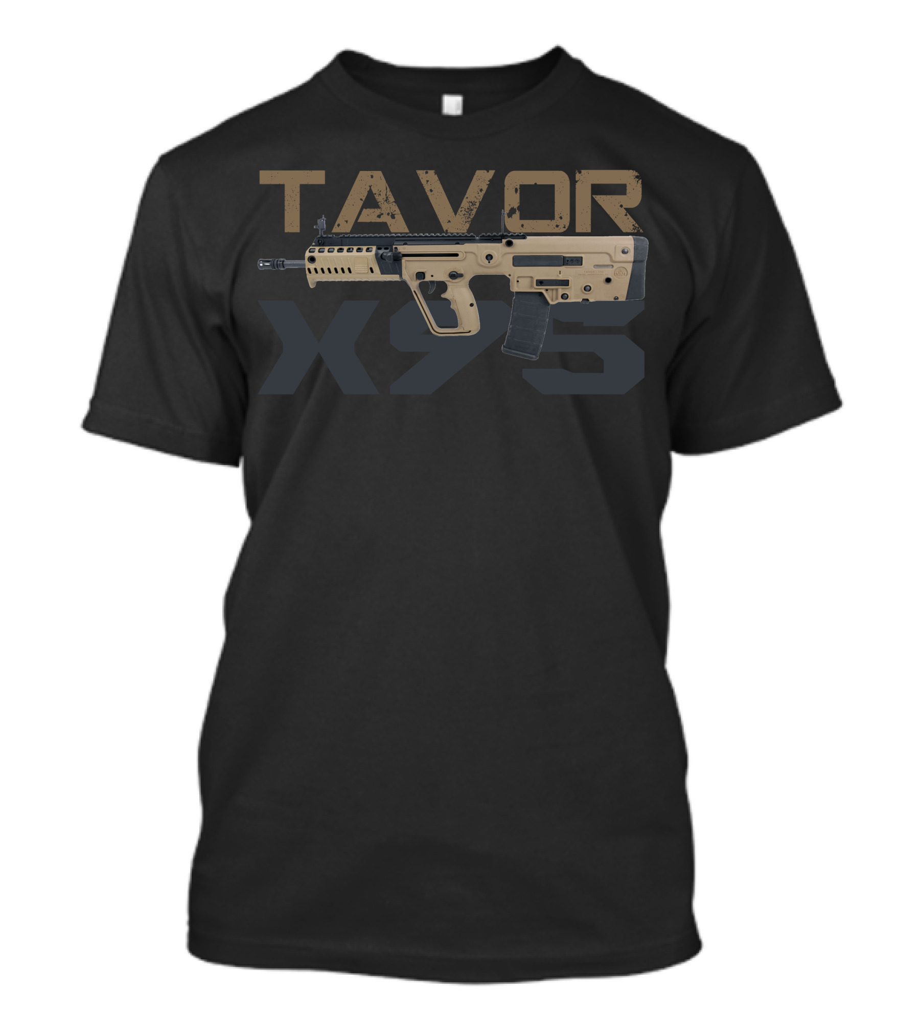 Tavor X95 Bullpup Rifle Tan Finish Tactical Edition T-Shirt