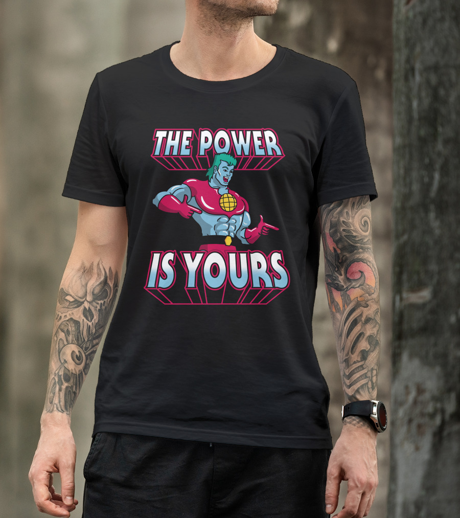 Captain Planet The Power Is Yours T-Shirt