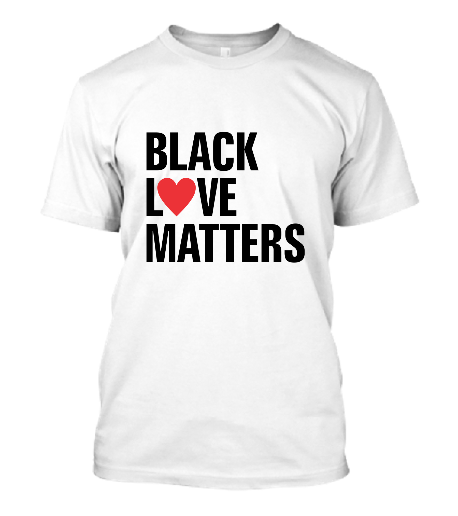 Black Love Matters Heart T-Shirt