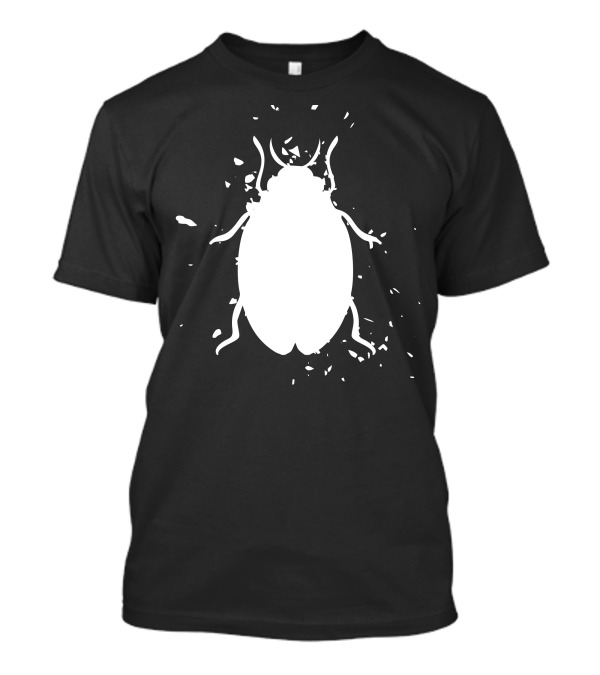 Bug Beetle Scarab Insect Silhouette Burst T-Shirt