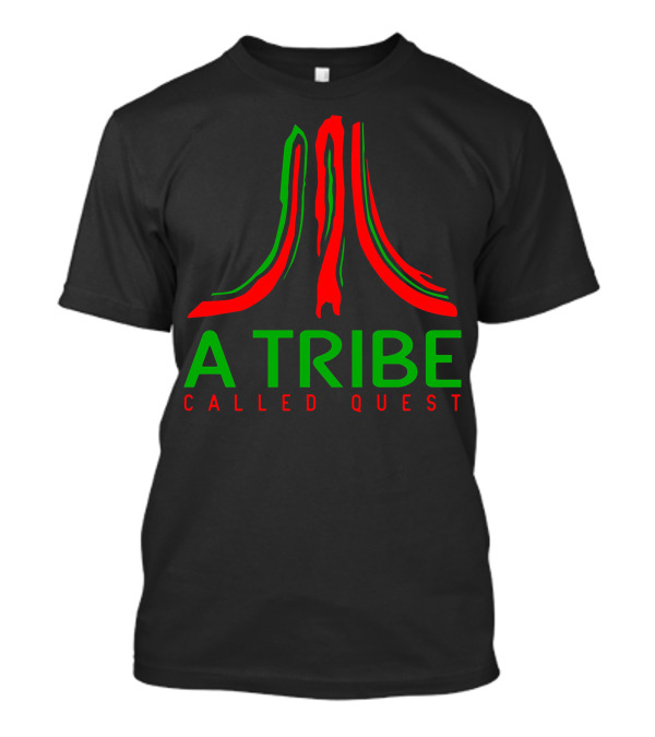 A Tribe Called Quest Logo Red Green Black T-Shirt