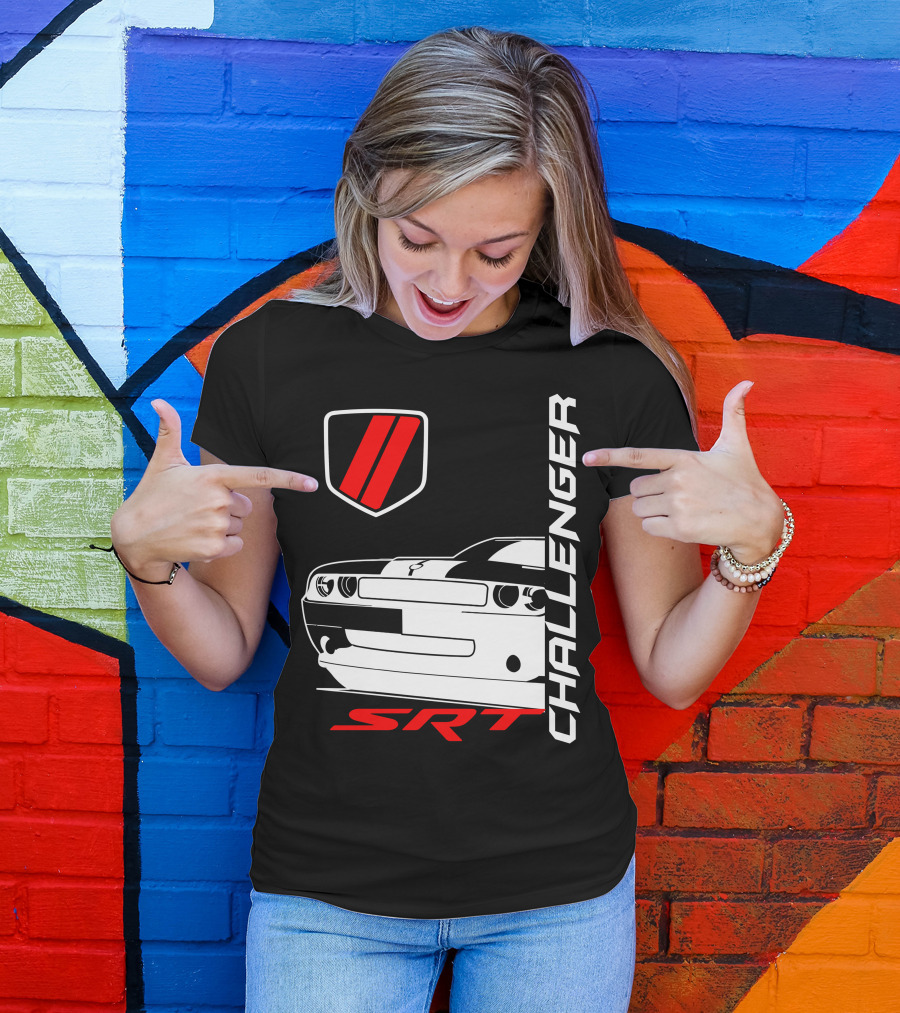 Challenger SRT Car Emblem T-Shirt